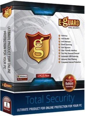 E-Guard Total Security 1.0 User 1 Year(CD/DVD)