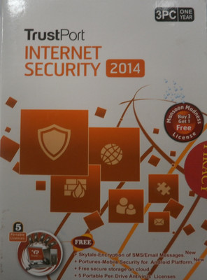 Trustport Internet Security 2014 3 PC 1 Year(CD/DVD)
