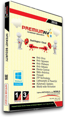 

PremiumAV Internet Security 1 User 3 Years(CD/DVD)
