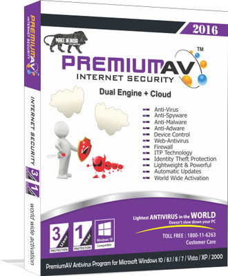

PremiumAV Internet Security 3 User 1 Year(CD/DVD)