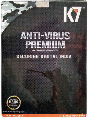 

K7 Anti-virus 1 User 1 Year(CD/DVD)