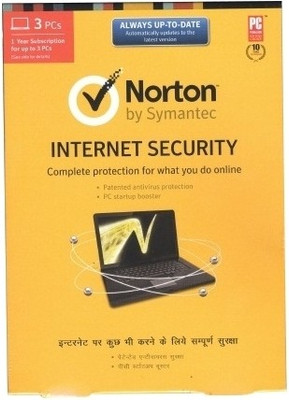 Norton Internet Security 3 PC 1 Year(Voucher)