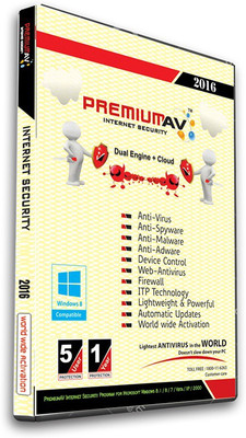 

PremiumAV Internet Security 5 User 1 Year