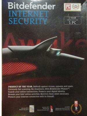 Bitdefender Internet Security 1 PC 1 Year(CD/DVD)