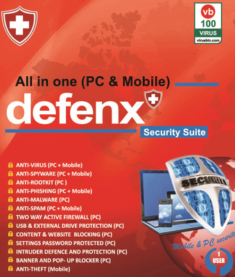 Defenx Total Security 10.0 User 1 Year(CD/DVD)