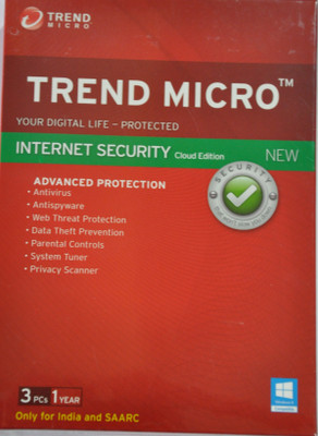 

Trend Micro Internet Security 3 User 1 Year(CD/DVD)