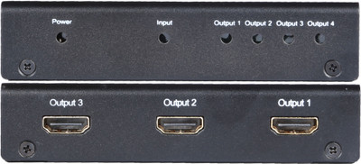 

Schnell HDMI Splitter 1x4 Media Streaming Device(Black)