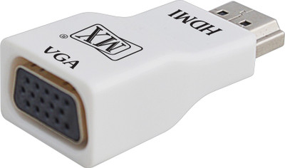 

MX HDMI MALE TO VGA FEMALE CONVERTOR Media Streaming Device(White)