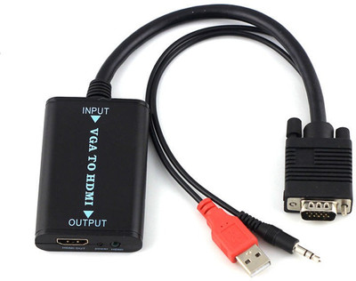 

Speed Vga Hdmi with Audio Convertor 3116 Media Streaming Device(Black)