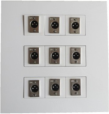 

DASAM 18 Module XLR Wall Plate Media Streaming Device(White)