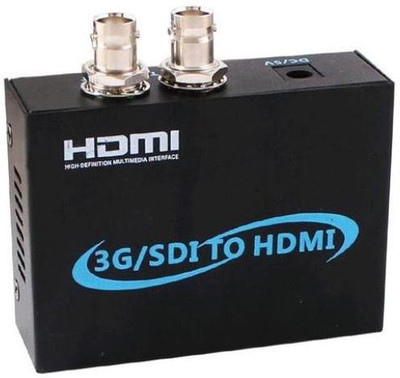 

Microware 2 Port 3G SDI to HDMI Converter Media Streaming Device(Black)
