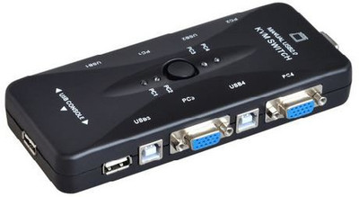 

SignaWeld KVM USB SWITCH 4 PORT Media Streaming Device(Black)