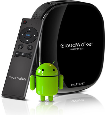 

Cloudwalker Halfticket Wifi streaming box model A8 Media Streaming Device(Black)