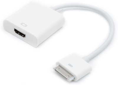 INNOVATIONS iPad Dock Connector to HDMI Adapter HDMI Cable(Compatible with Projector, Hdmi Display, Television, White, One Cable) INNOVATIONS iPad Dock Connector to HDMI Adapter HDMI Cable(Compatible with Projector, Hdmi Display, Television, White, One Cable)