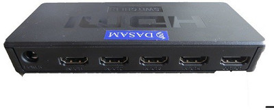 

DASAM HDMI SWITCH 4 PORT with REMOTE Media Streaming Device(Black)