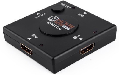 

Divinext 1080P HDMI Switcher Splitter Video Media Streaming Device(Black)