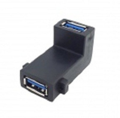 

Dasam USB 3.0 F to Female connector L Shape Media Streaming Device(Black)