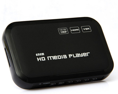 

Enem 1080p Full HD Ultra Portable Digital Media Player Media Streaming Device(Black)