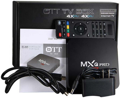 

MXQ PRO 1GB RAM 8GB ROM Android TV Box Media Streaming Device(Black)