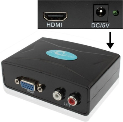 

Speed Vga Hdmi with Audio Convertor 1316 Media Streaming Device(Black)