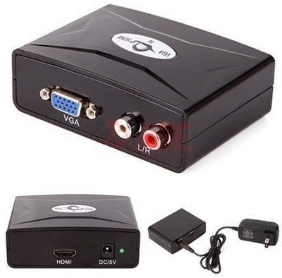 

Generix High-Defination VGA TO HDMI Converter Media Streaming Device(Black)