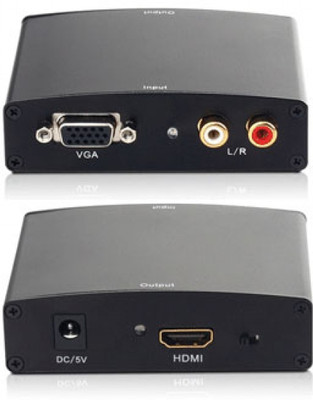 

Generix Full HD 1080p VGA TO HDMI Converter Media Streaming Device(Black)