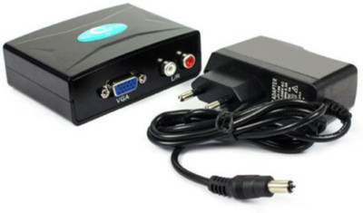 

Generix VGA TO HDMI Converter Box ( with audio ) Media Streaming Device(Black)