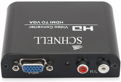 

Schnell Hdmi To Vga Converter Media Streaming Device(Black)
