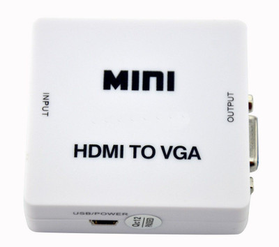 

Microware HDMI to VGA Converter Mini Media Streaming Device(White)