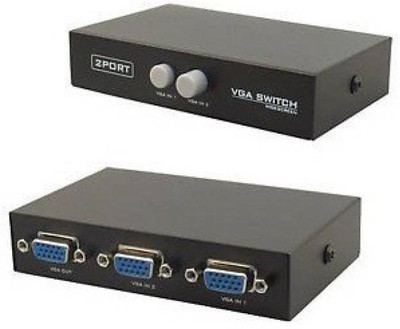 

VU4 2 Port VGA Switch Media Streaming Device(Black)