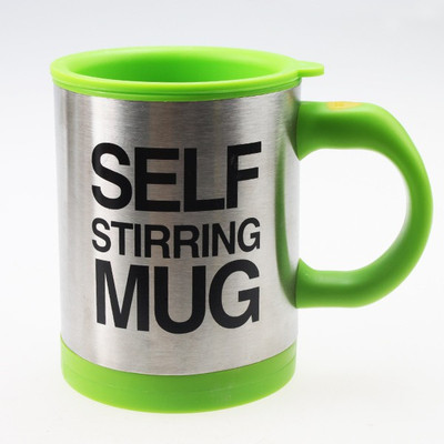 

Wink Self Stirring Plastic, Stainless Steel Mug, Green
