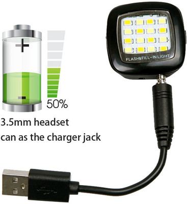 

Wonder World 3.5 Selfie Flash(Adjustable Brightness Black)