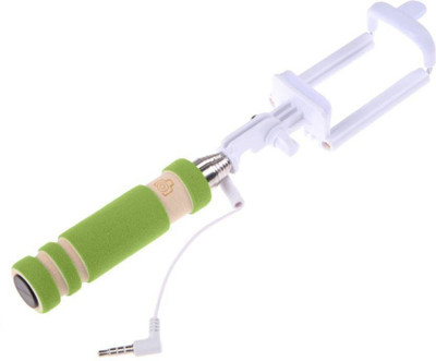 

Junaldo Cable Selfie Stick(Blue, Pink, Orange, Black, Green), Black;blue;green;orange;pink