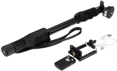 

Voltegic Bluetooth Selfie Stick(Black, Remote Included)