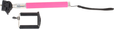

Yashi Bluetooth Selfie Stick(Pink, Remote Included)