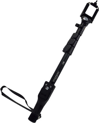 Spot Dealz Bluetooth Selfie Stick(Black, Remote Included)