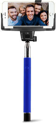 

Zebronics Bluetooth Selfie Stick(Blue, Remote Included)