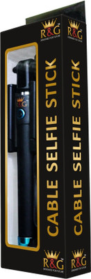 

R&G Design For Future Cable Selfie Stick(Blue)