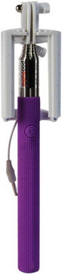 

Flipfort Shopping Mall Cable Selfie Stick(Purple)