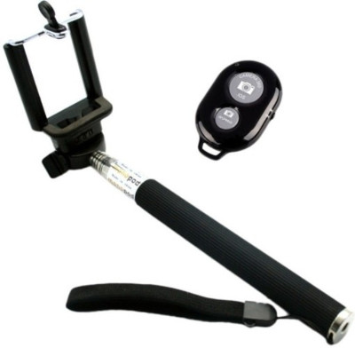 

Pinglo Bluetooth Selfie Stick(Black, Remote Included)