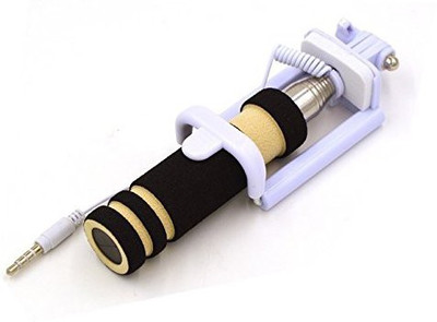 

Ginni Marketing Cable Selfie Stick(Black)