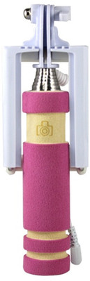 

KG Collection Cable Selfie Stick(Pink, White)