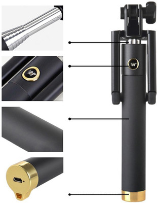 

Evana Bluetooth Selfie Stick(Multicolor)