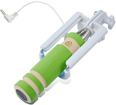 

Bindaasdeals Cable Selfie Stick(Green)