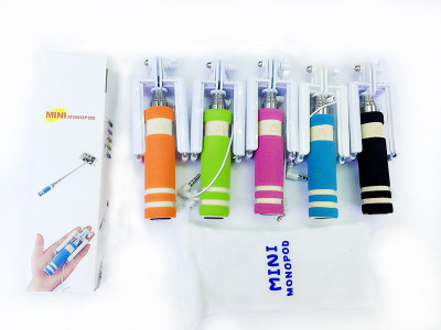 

Burfa Cable Selfie Stick(Multicolor)