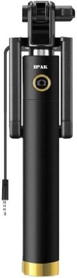 IPAK Cable Selfie Stick(Black)