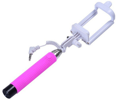 

Mobilegear Cable Selfie Stick(Pink, Remote Included)