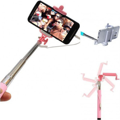 

Feleez Cable Selfie Stick(Multicolor)