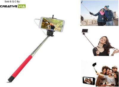 

Creative Via Cable Selfie Stick(Red)
