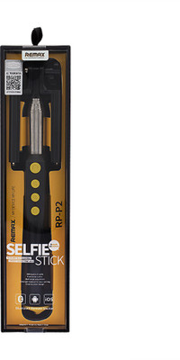 

Remax Bluetooth Selfie Stick(Black, Remote Included)